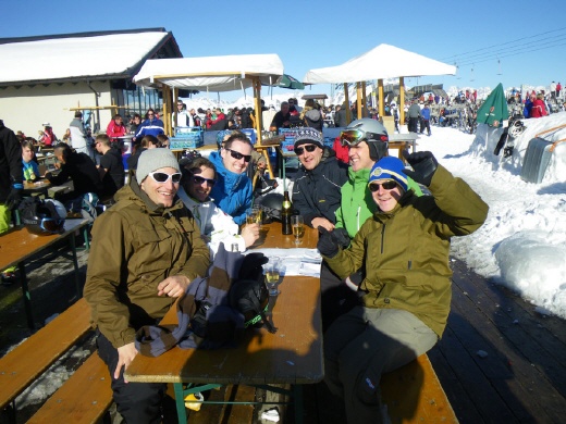 Skiweekend im Montafon (AUT) im Jahr 2012 Legendäres Wochenende im benachbarten Skigebiet St. Gallenkirch